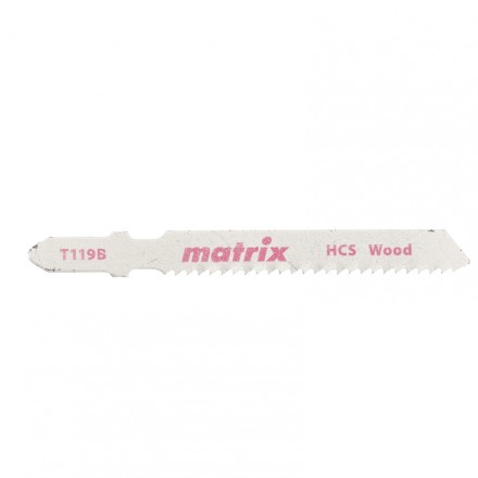 Полотна для электролобзика по дереву 3 штук T119B 50 x 2 мм HCS MATRIX 78228 купить в Уфе