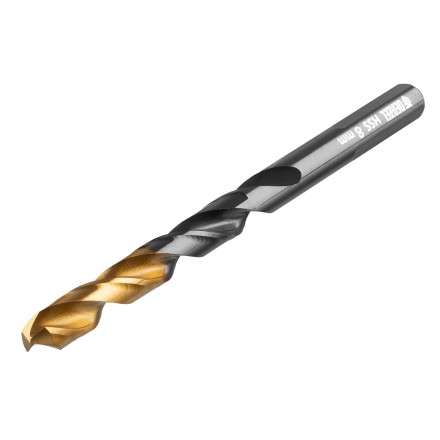 Набор сверл по металлу, 2-3-4-5-6-8 мм, HSS-Tin, Golden Tip, 6 шт Denzel 72300 купить в Уфе
