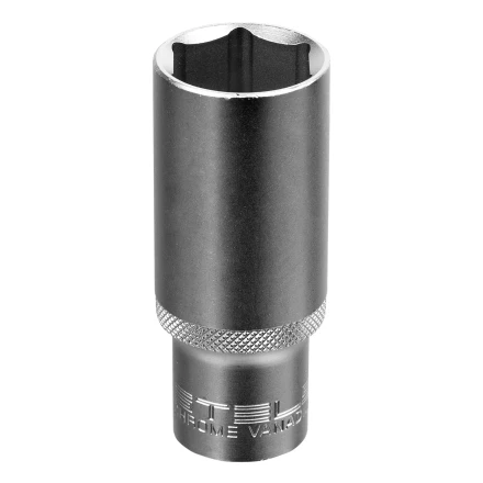 Головка торцевая удлиненная, 24 мм, шестигранная, CrV, под квадрат 1/2 Stels 13883 купить в Уфе