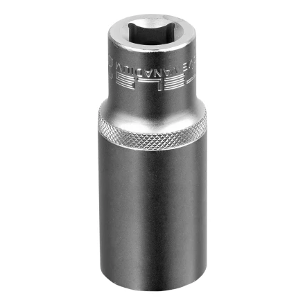 Головка торцевая удлиненная, 24 мм, шестигранная, CrV, под квадрат 1/2 Stels 13883 купить в Уфе