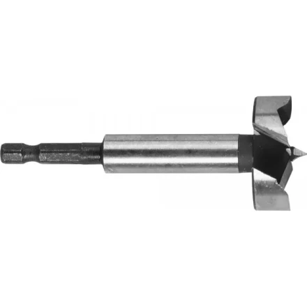 ЗУБР "ЭКСПЕРТ". Сверло Форстнера по дереву, шестигранный хвостовик 1/4", 32мм 29993-32 купить в Уфе
