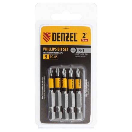 Бита PH1x50, 5 шт. Denzel 7711315 купить в Уфе