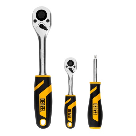 Набор инструментов Denzel 15813, 1/2&quot;, 1/4&quot;, CrV, S2, пластиковый кейс, 94 предмета купить в Уфе