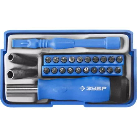 Набор ЗУБР &quot;ПРОФЕССИОНАЛ&quot;: Отвертки  для точных работ, 24предм 25648-H24 купить в Уфе