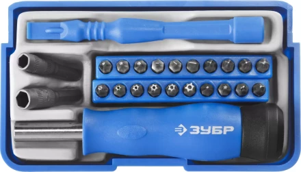 Набор ЗУБР &quot;ПРОФЕССИОНАЛ&quot;: Отвертки  для точных работ, 24предм 25648-H24 купить в Уфе