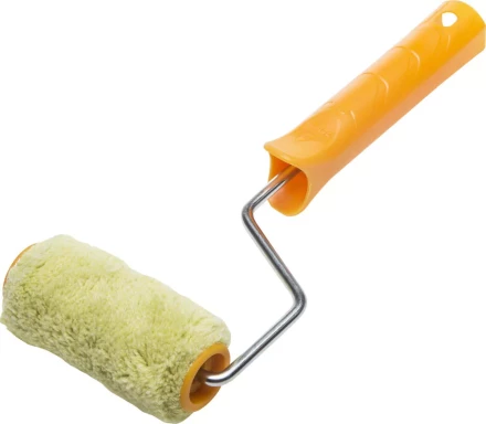 Валик SYNTEX ПОЛИАКРИЛ малярный в сборе, ворс 12мм, бюгель 6мм, 30х100мм, STAYER Master 0319-10 купить в Уфе