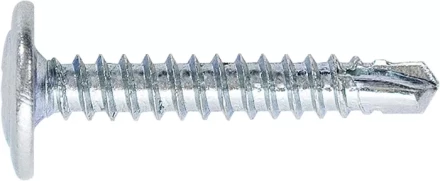 Саморезы 4,2х75 с прессшайбой PH №2 наконечник сверло оцинкованные 5 шт ШУРУПЬ 48773 купить в Уфе