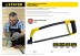 Ножовка по металлу STAYER MS350-BLACK-Max, металлическая обрезиненная рукоятка, натяжение 70 кг, 300 мм 15775 купить в Уфе
