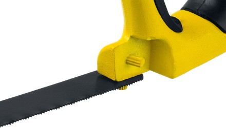 Ножовка по металлу STAYER MS350-BLACK-Max, металлическая обрезиненная рукоятка, натяжение 70 кг, 300 мм 15775 купить в Уфе