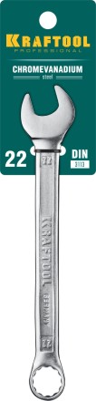 Ключи комбинированные KRAFTOOL, Cr-V, DIN 3113 27079-22 купить в Уфе