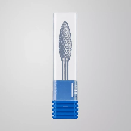 Зубр Твердосплавная борфреза H - пламя, 12 х 32 мм, радиус 2.5 мм (28807-12-32) купить в Уфе