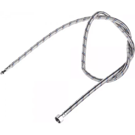 Подводка гибкая STAYER для воды к смесителям, оплетка из нерж стали, укороченная, г/ш 1/2&quot; - 1,5м 51016-150 купить в Уфе