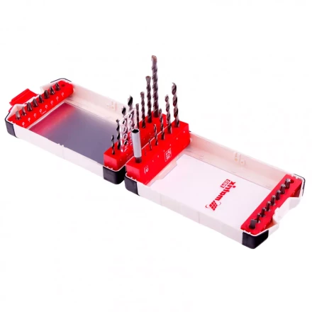 Набор сверл комбинированный сверла по металлу 1-6 мм бетону 4-8 мм дереву 3-6 мм биты 16 шт адаптер 32 предмета Pro Matrix 725632 купить в Уфе