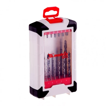 Набор сверл комбинированный сверла по металлу 1-6 мм бетону 4-8 мм дереву 3-6 мм биты 16 шт адаптер 32 предмета Pro Matrix 725632 купить в Уфе