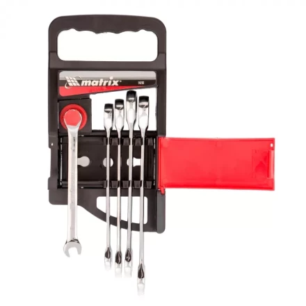 Набор ключей комбинированных Matrix трещоточных 5 шт 14793 купить в Уфе