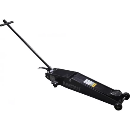 Домкрат KRAFTOOL &quot;INDUSTRIE&quot; гидравлический, подкатной, удлиненный, 2т, 140-800мм 43455-2 купить в Уфе