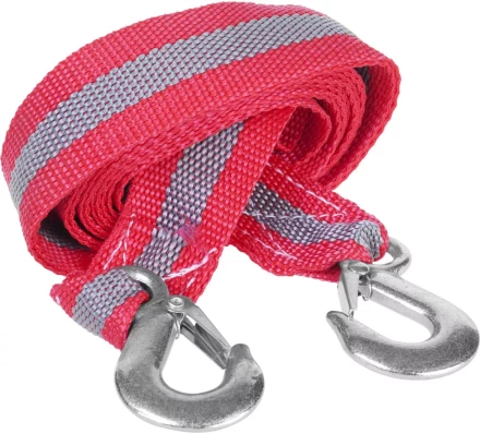 Трос буксировочный ЗУБР &quot;МАСТЕР&quot;, 2 крюка, сумка, 4м, 3,5т 61210-3.5 купить в Уфе