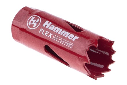 Коронка биметаллическая HAMMER Ф20х38мм 1/2&quot; BiMETALL (224-002) купить в Уфе