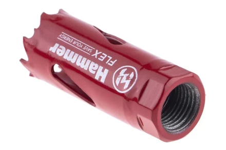 Коронка биметаллическая HAMMER Ф20х38мм 1/2&quot; BiMETALL (224-002) купить в Уфе