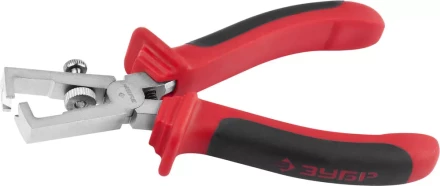 Плоскогубцы ЗУБР "МАСТЕР" для зачистки проводов, хромированные, d до 5мм, площадь поперечного сечения кабеля до 10мм2, 180мм 22025-9-18 купить в Уфе