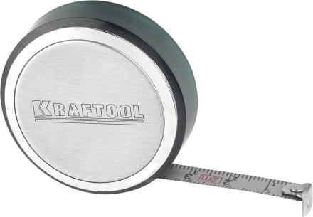 Рулетка KRAFTOOL, SuperKompakt, корпус из нержавеющей стали, 2мх8мм 34147-02 купить в Уфе