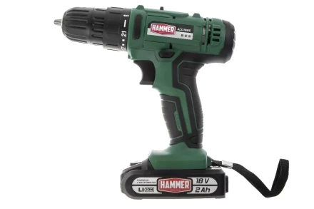 Дрель аккумуляторная HAMMER ACD18BS купить в Уфе