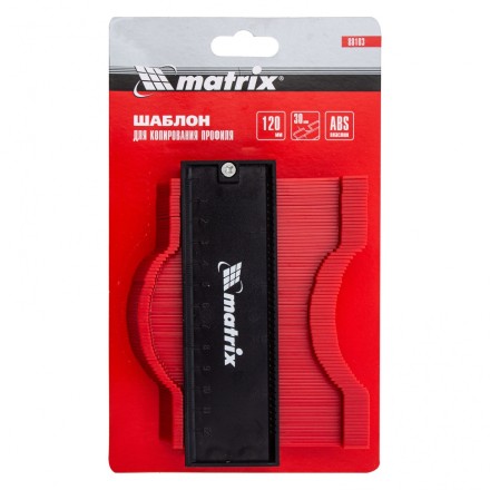 Шаблон для копирования профиля 12 см, пластиковый Matrix 88103 купить в Уфе