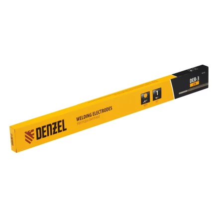 Электроды DER-3, диам. 4 мм, 1 кг, рутиловое покрытие// Denzel 97512 купить в Уфе