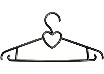 Вешалка пластиковая для верхней одежды 41 см цветная сердечко ELFE 92932 купить в Уфе