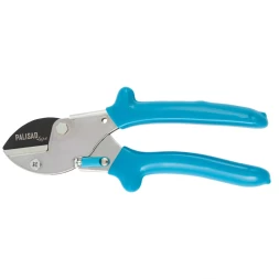 Секатор с наковальней Palisad, 170 мм, усиленный, рукоятки в ПВХ-оболочке, Luxe 605235