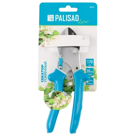 Секатор с наковальней Palisad, 170 мм, усиленный, рукоятки в ПВХ-оболочке, Luxe 605235 купить в Уфе