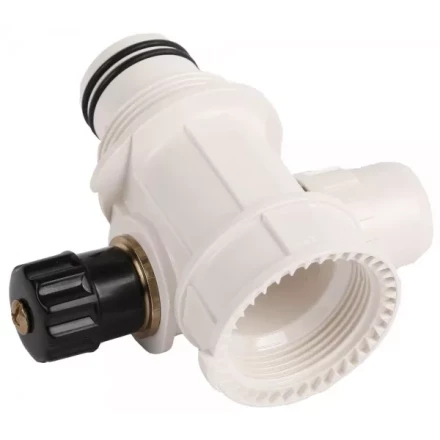 Коллектор ЗУБР &quot;ШиреФит&quot; сборный с вентилем&quot;внутренняя резьба - штуцер с гайкой - штуцер с гайкой&quot;, 20мм-16мм-20мм 51517-20-16-20 купить в Уфе