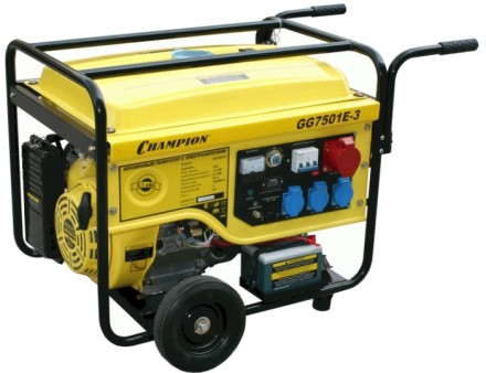 Генератор бензиновый CHAMPION GG7501E купить в Уфе
