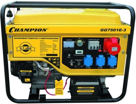 Генератор бензиновый CHAMPION GG7501E купить в Уфе