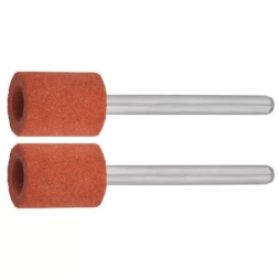 Цилиндр ЗУБР абразивный шлифовальный на шпильке, P 120, d 9,5x12,7х3,2 мм, L 45мм, 2шт 35911