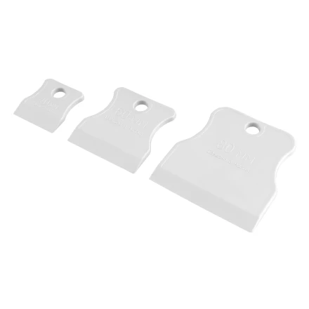 Набор шпателей 40-60-80 мм, белая резина, 3 шт. Россия Sparta 85801 купить в Уфе