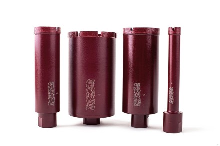 Сегментная алмазная коронка MESSER REDLINE по граниту диаметр 18 мм длина 100 мм купить в Уфе