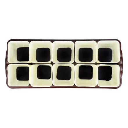 Набор для рассады Palisad 643451, поддон 444х185х82 мм, 10 горшочков по 460 мл. с выдвижным дном купить в Уфе