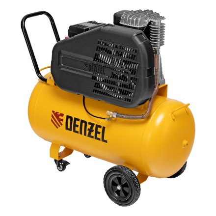 Компрессор воздушный рем. привод Denzel BCI 2200/100, 2,2 кВт, 100 литров, 420 л/мин купить в Уфе