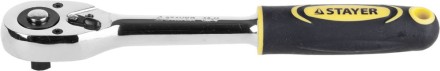 Трещотка для торцовых головок STAYER &quot;PROFI&quot;, Сr-V сталь, 45 зубцов, 3/8&quot; 27786-3/8 купить в Уфе