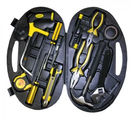 Набор инструмента 18 предметов пластиковый кейс 57051 купить в Уфе