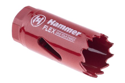 Коронка биметаллическая HAMMER Ф22х38мм 5/8&quot; BiMETALL (224-003) купить в Уфе