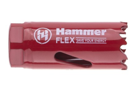 Коронка биметаллическая HAMMER Ф22х38мм 5/8&quot; BiMETALL (224-003) купить в Уфе
