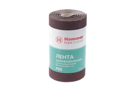 Лента шлифовальная в рулоне HAMMER Flex  216-012 купить в Уфе