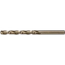 Сверло ЗУБР "КОБАЛЬТ" по металлу, цилиндрический хвостовик, быстрорежущая сталь Р6М5К5, класс точности А1, 7х109мм, 1шт 4-29626-109-7