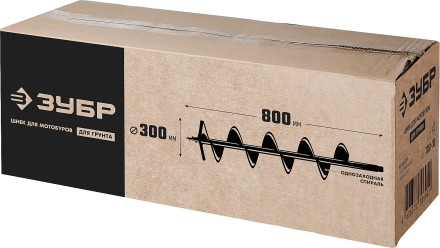 ЗУБР d 300 мм, грунт, шнек для мотобуров (7051-30) купить в Уфе