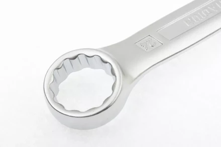 Ключ комбинированный 24 мм CrV холодный штамп GROSS 15142 купить в Уфе