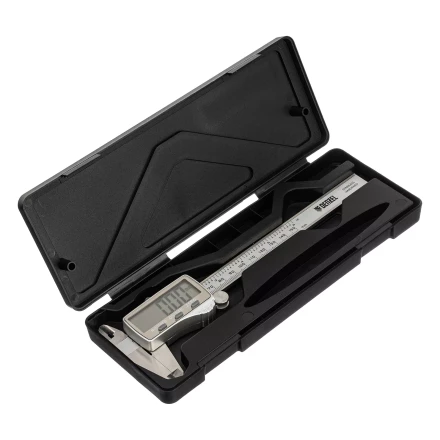 Штангенциркуль Denzel 31614, 150 мм, электронный, большой дисплей, с глубиномером купить в Уфе