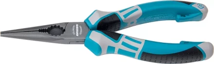 Длинногубцы прямые 205 мм  трехкомпонентные рукоятки GROSS 17171 купить в Уфе