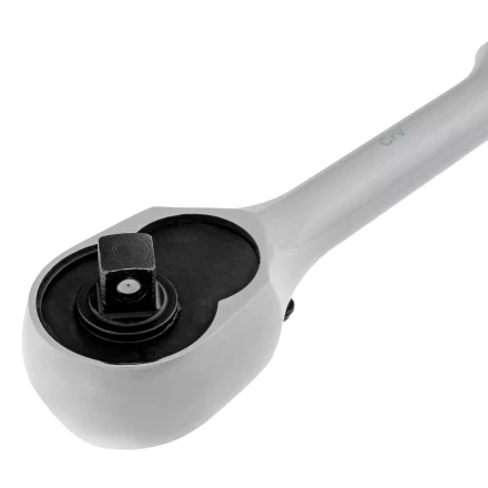 Ключ-трещотка 1/4&quot; Gross 14050, CrV, 120 зубьев, цельнометаллический, хром купить в Уфе